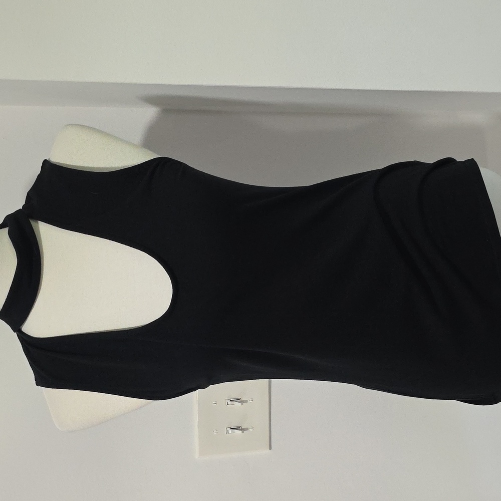 Express Black Sleeveless Dress with Choker Neck. Size MED